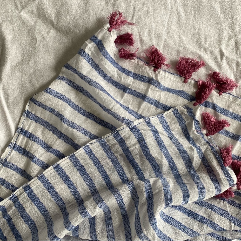 Striped Summer Scarf